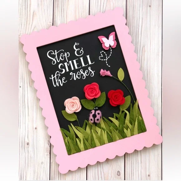 Floral Art/Stop and Smell the Roses Decor - Picture 1 of 4